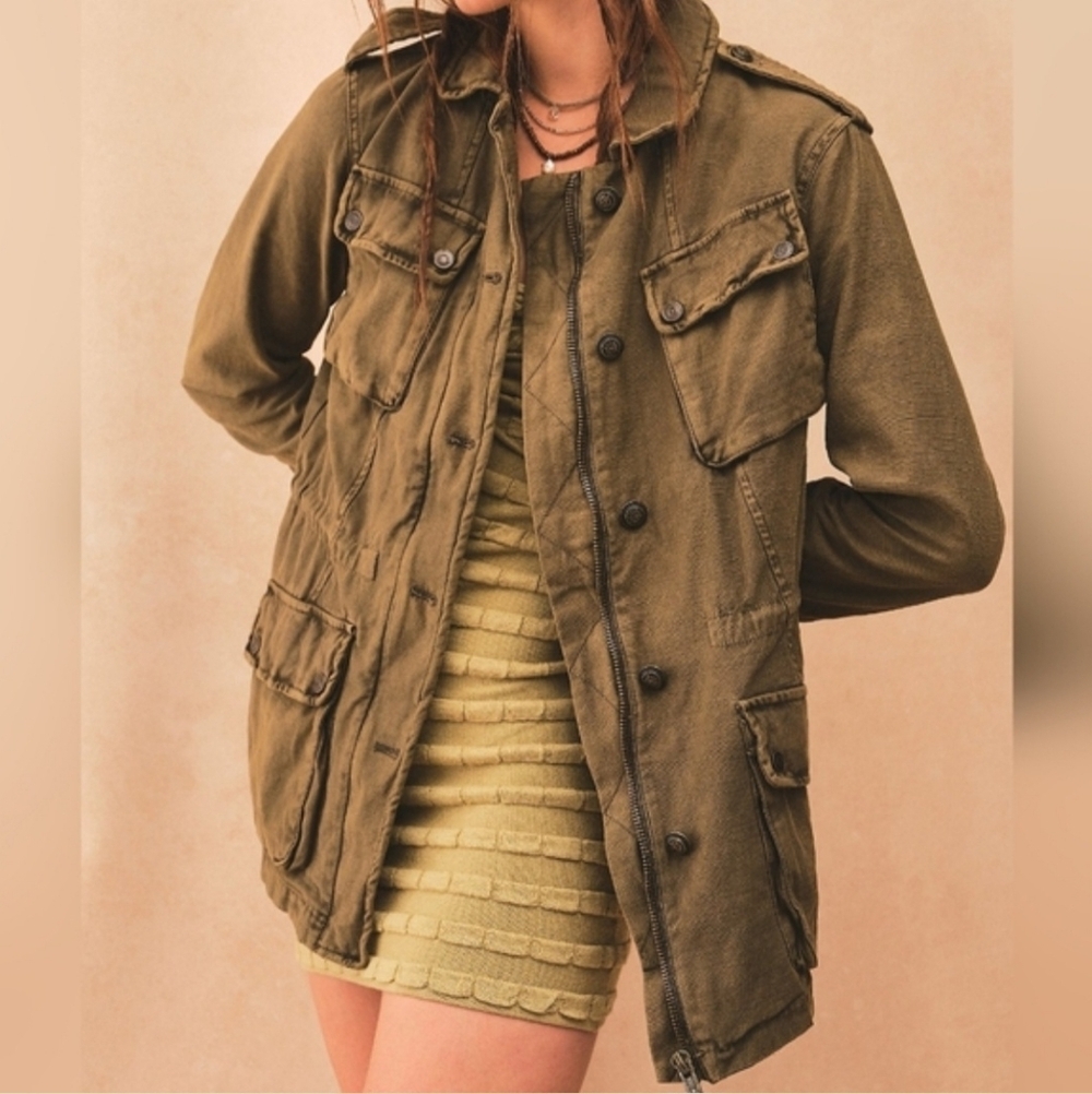 Free People Not Your Brother's Surplus Jacket